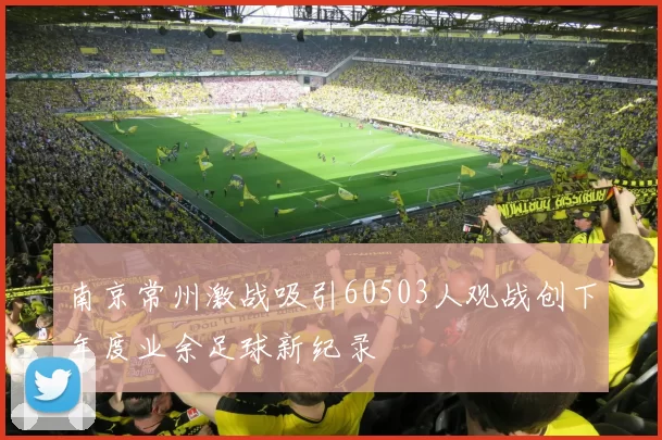 南京常州激战吸引60503人观战创下年度业余足球新纪录